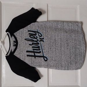Hurley Women's Shirt Size L Black and Gray